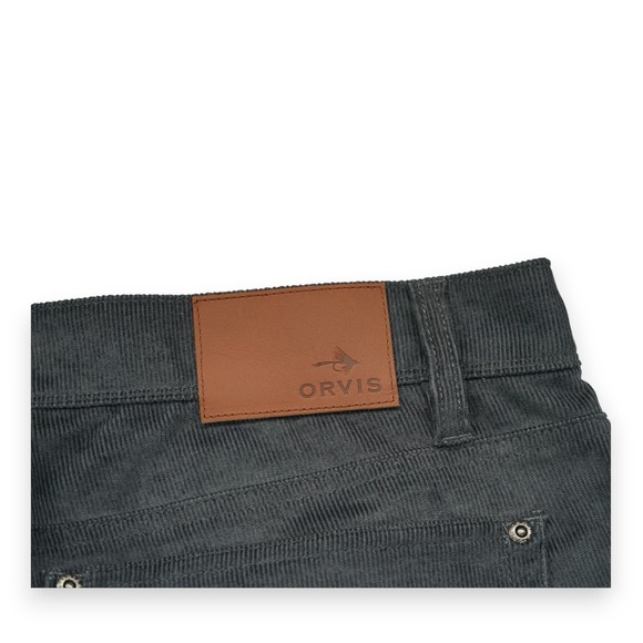 NWOT Orvis 5 Pocket Twill Jeans Stretch Gray Size 42x32 ~ Men's - Picture 5 of 6